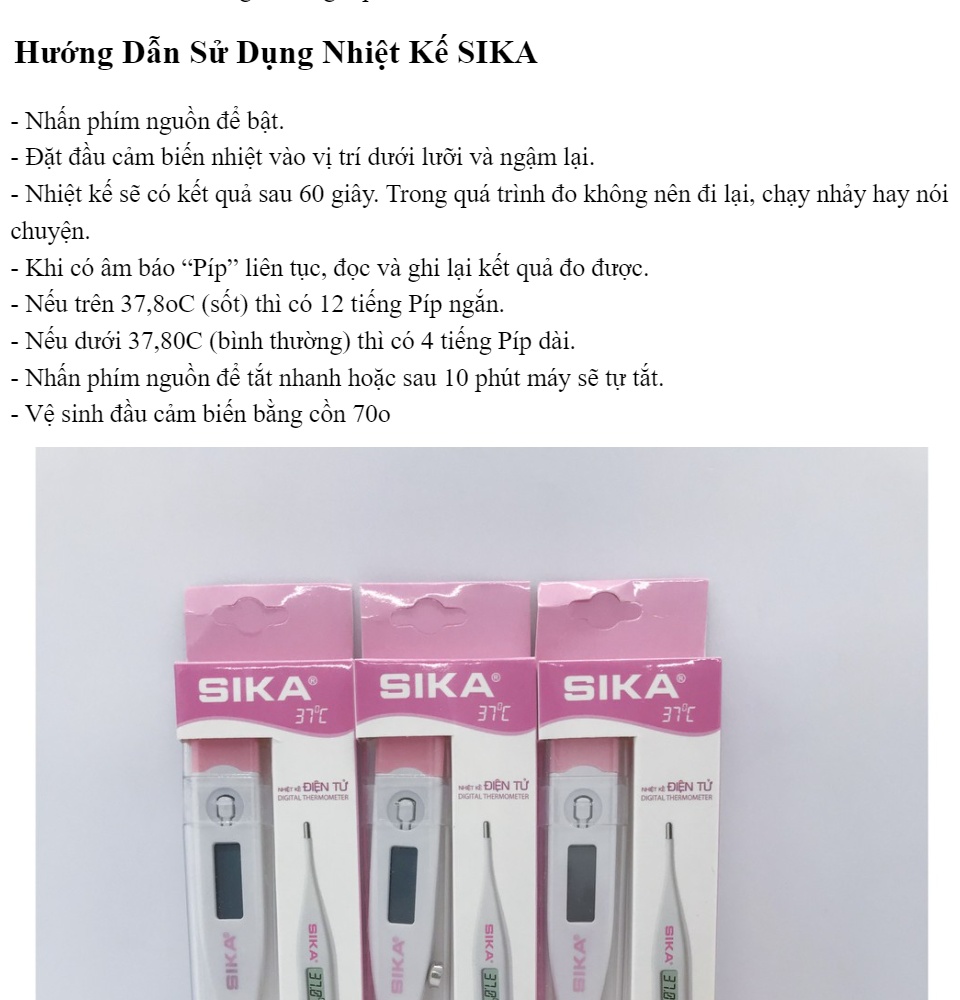 Nhiệt kế kẹp nách sika yd 102