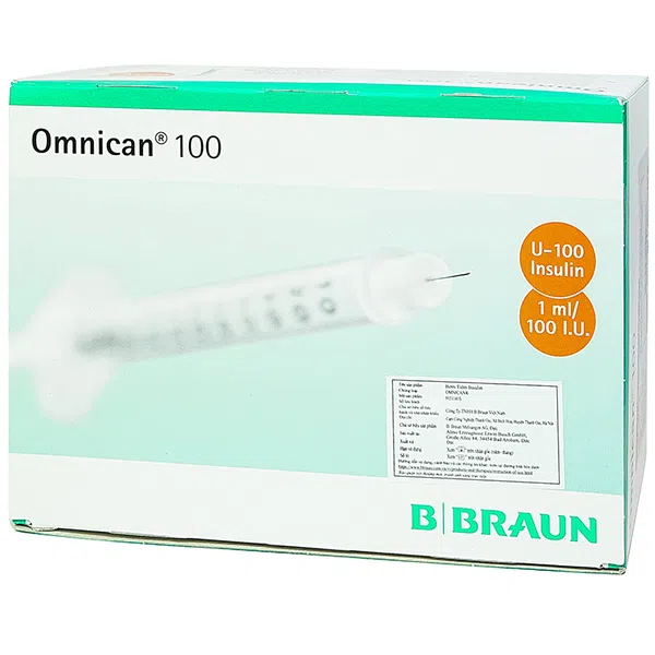 Bơm tiêm tiểu đường Omnican 100 (100c) - Đức