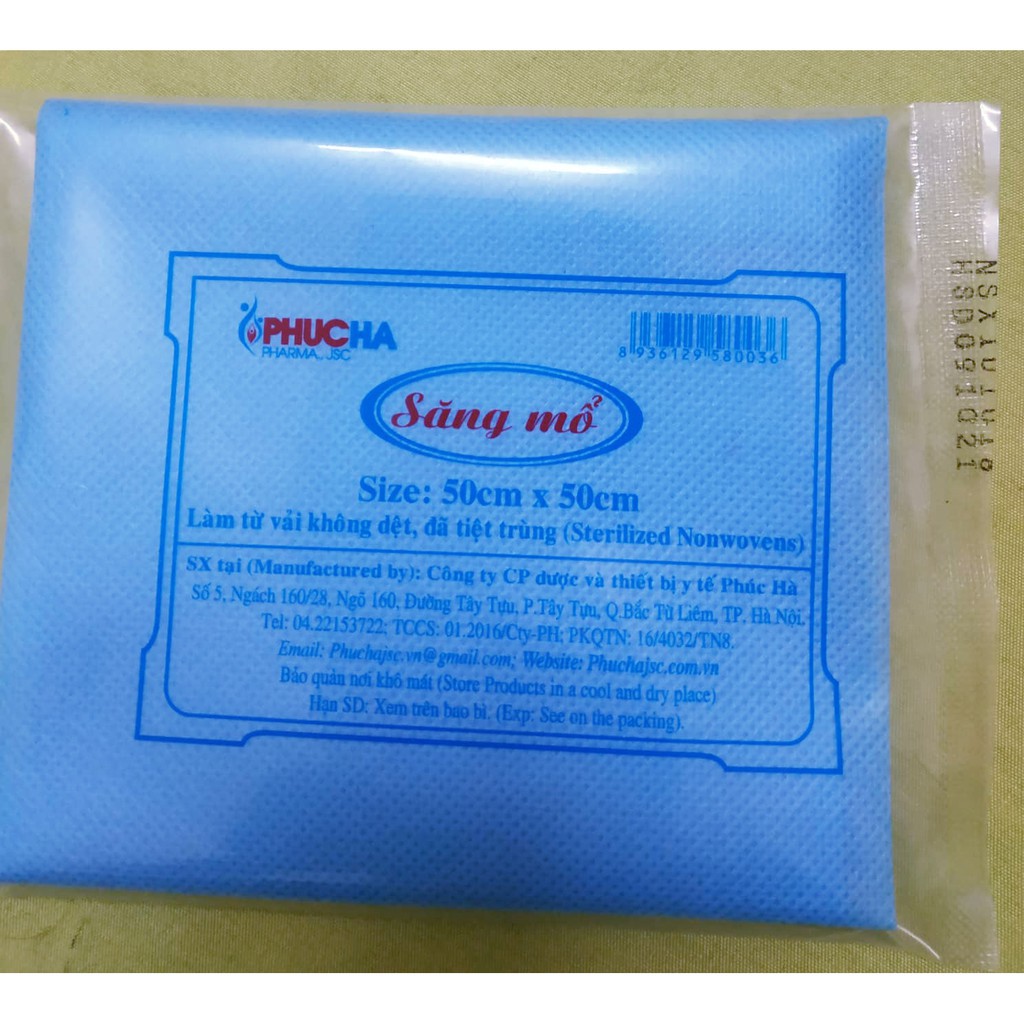 Săng mổ  50x50 không lỗ và có lỗ