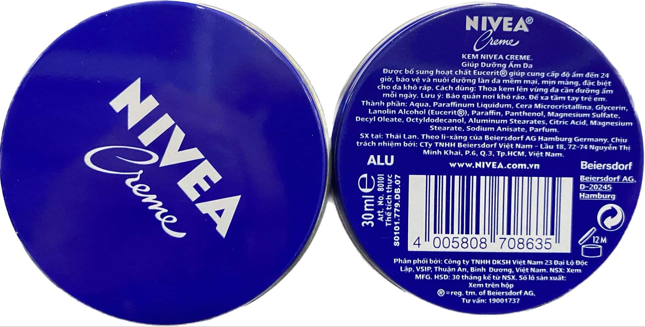 Kem dưỡng ẩm Nivea cream (30ml)