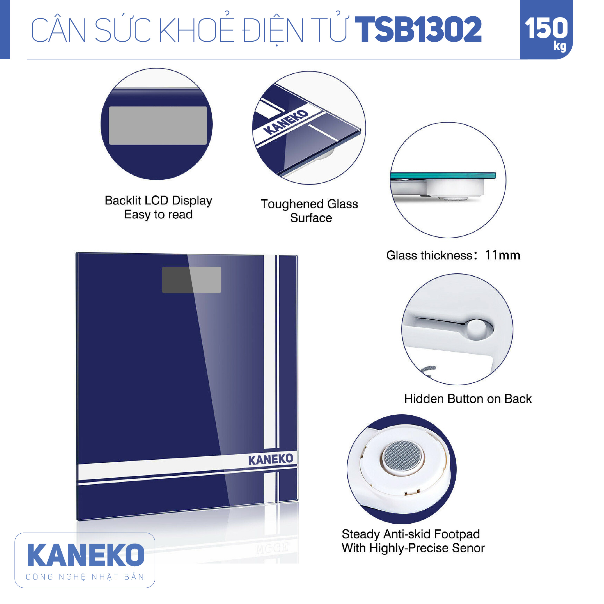 Cân sức khỏe điện tử KANEKO TSB1302