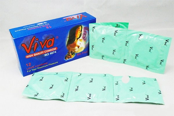 Bao cao su Viva có gai hộp 12 cái
