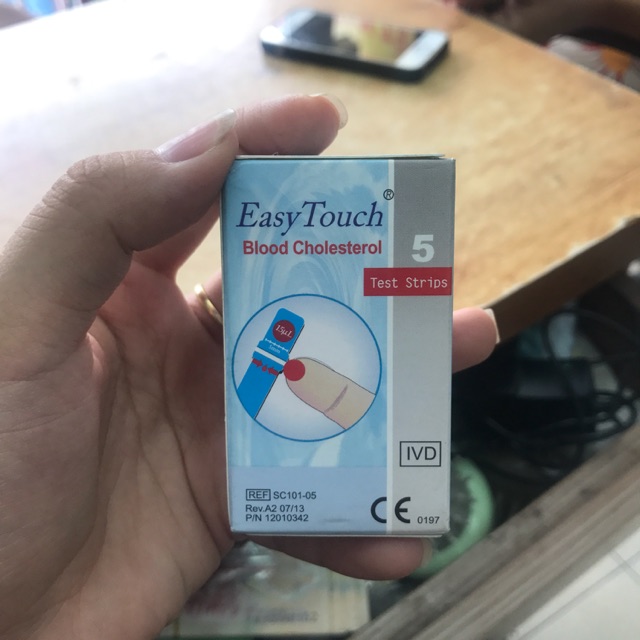 Que thử mỡ máu Cholesteron Easy Touch (5 que)