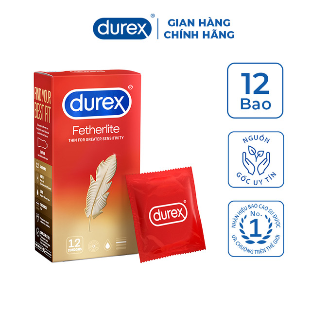 Bao cao su Durex Fetherlite (12c)