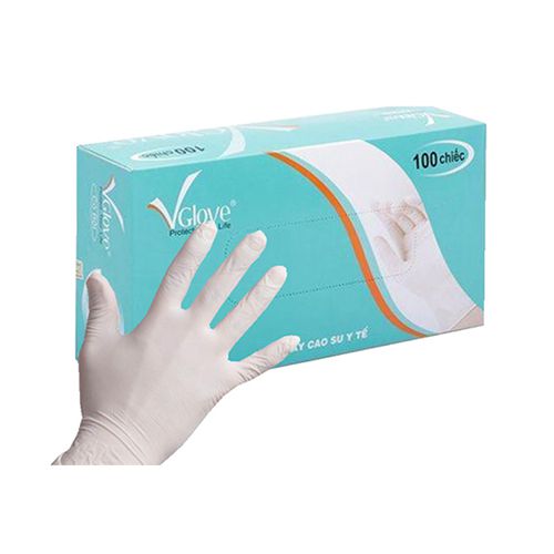 Găng tay cao su Khải Hoàn Vglove L - CÓ BỘT