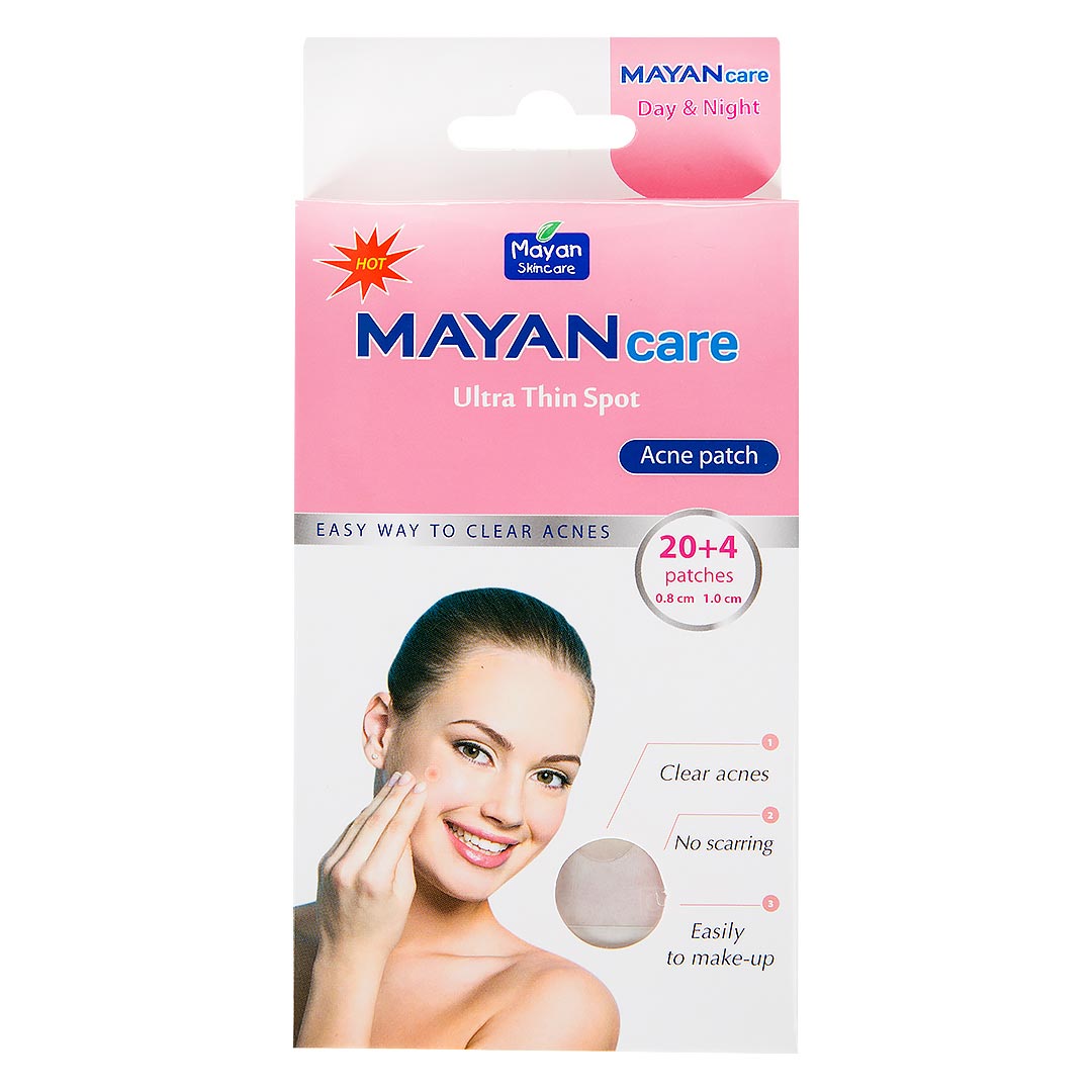 Miếng Dán Mụn Mayan Care Ultra Thin Spot 24 Miếng/Hộp (Hồng)