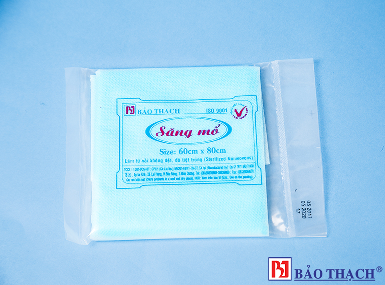 Bịch 20 Miếng Săng Mổ 60x80 có lỗ và không lỗ