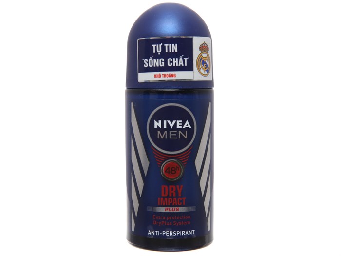 Lăn khử Mùi Nam Khô Thoáng Nivea 50ml