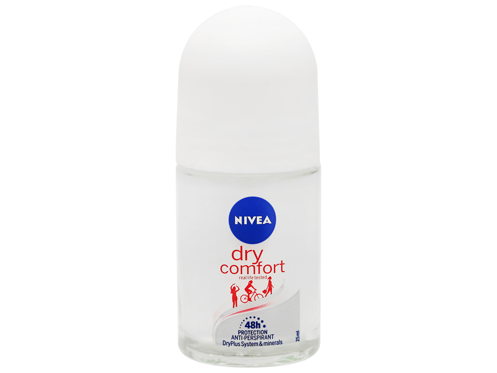 Lăn khử mùi Nữ Nivea Dry Comfort khô thoáng 25ml
