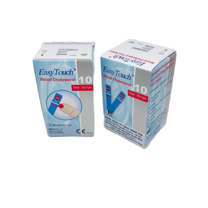 Que thử mỡ máu Cholesteron Easy Touch (10 que)