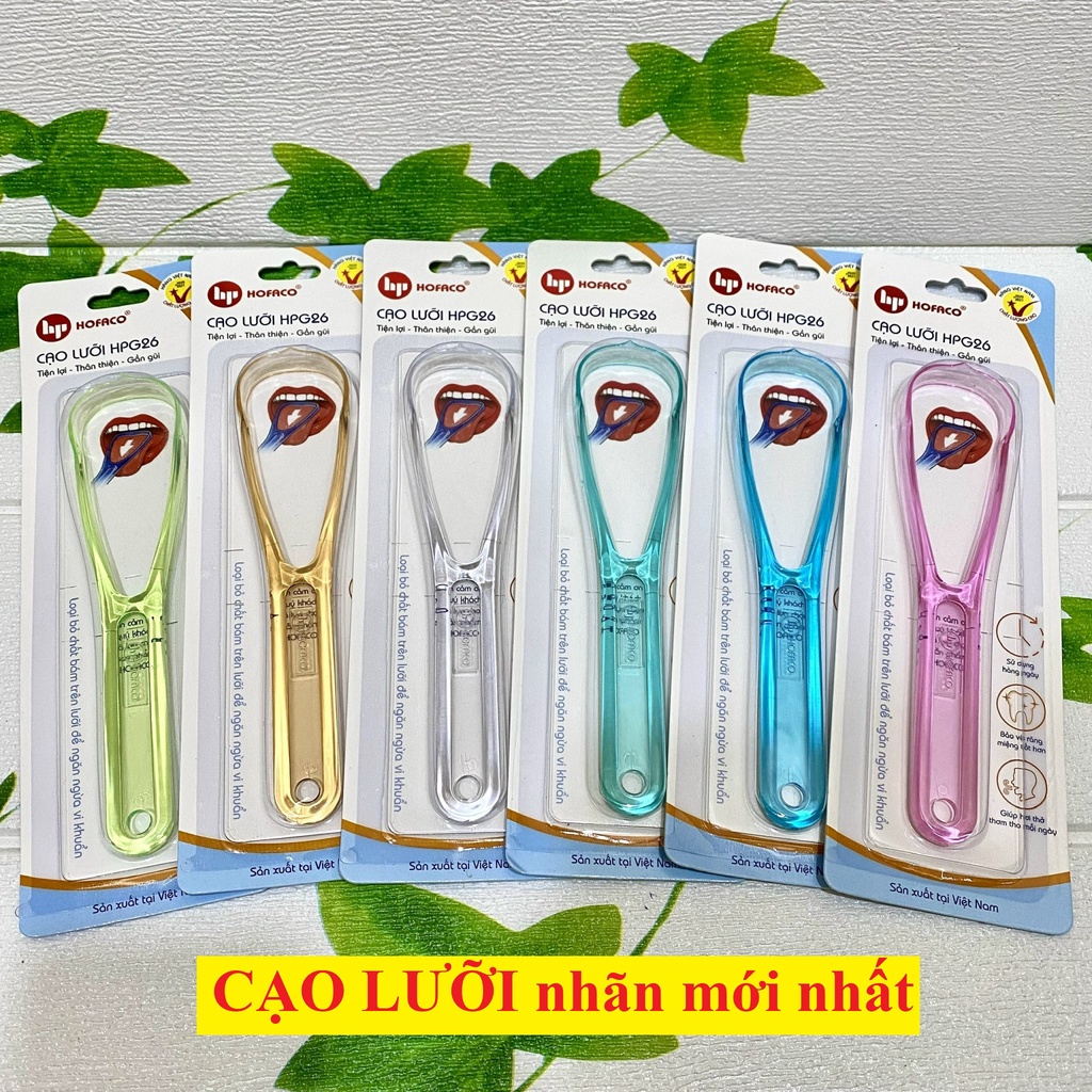 Dụng cụ Cạo lưỡi vệ sinh lưỡi Hofaco HPG26