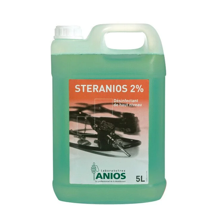 Dung dịch sát khuẩn dụng cụ Steranios 2% - can 5 lít