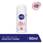 Lăn khử mùi Nữ Nivea Dry Comfort khô thoáng 50ml