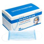 Khẩu trang Tanaphar 3 lớp trắng 50 chiếc