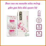 BAO CAO SU SASUKE SIÊU MỎNG HẠT NỔI NHẬT BẢN - HỘP 12 CÁI