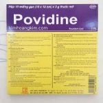 Gạc mỡ Povidine (10x10)